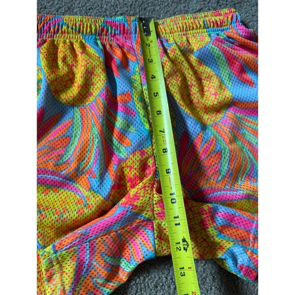 Chubbies Neon Pineapple Mesh Shorts 5.5" Inseam Athletic Mens Medium Activewear - Picture 5 of 7